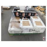 mix 130 sq ft tile and 45 Sq ft stacked stone