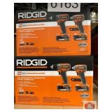 (2) New RIDGID 18V SubCompact Brushless 2-Tool
