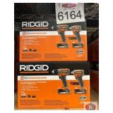 (2) New RIDGID 18V SubCompact Brushless 2-Tool