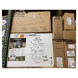 7 pcs; mix range hoods, and gas vents