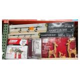 9 pcs; mix Hampton bay lights, hopper gun, light