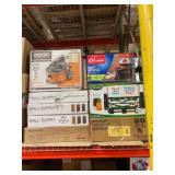 8 pcs; mix Bridget, BBQ griddle, spin mop,
