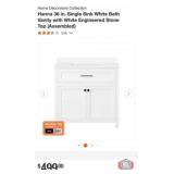 New 1 pcs; Home Decorators Collection Hanna 36