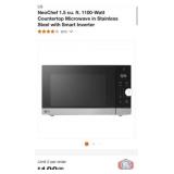 2 pcs; LG NeoChef 1.5 cu. ft. 1100-Watt