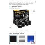 New 28 packs; MIKKUPPA 24pcs M12x1.5 Lug Nuts -