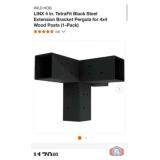 2 pcs; WILD HOG LINX 4 in. TetraFit Black Steel