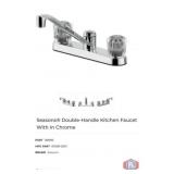 New 18 pcs; Seasonsï¿½ Double-Handle Kitchen Faucet