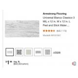15 cases; Armstrong Flooring Universal Bianco