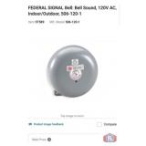 New 3 pcs; FEDERAL SIGNAL Bell: Bell Sound, 120V