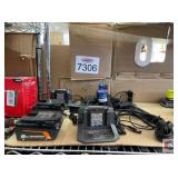 approx. 6 pcs; mix RIDGID chargers and Dremel