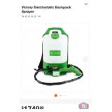 New 1 pcs; Victory Electrostatic Backpack Sprayer