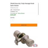 New 80 pcs; Shield Security Tulip Passage Knob