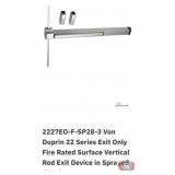 1 pcs; 2227EO-F-SP28-3 Von Duprin 22 Series Exit