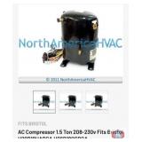 1 pcs; AC Compressor 1.5 Ton 208-230v Fits