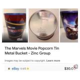 New 50 pcs; Disney Wish Popcorn Tin Disney Wish