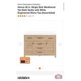 1 pcs; Home Decorators Collection Hanna 48 in.