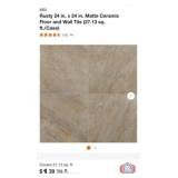 1,275 sq ft; MSI Rusty 24 in. x 24 in. Matte