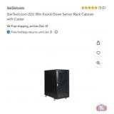 1 pcs; StarTech.com 22U 36in Knock Down Server