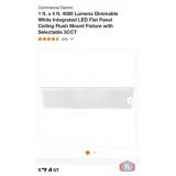 14 pcs; Commercial Electric 1 ft. x 4 ft. 4000