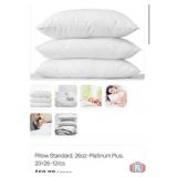 New 7 cases; Pillow Standard, 26oz-Platinum Plus,