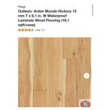 354 sq ft; Pergo Outlast+ Arden Blonde Hickory 12