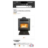 New ASHLEY 1700 sq. ft. Pellet Stove with 90 lbs.