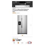 Whirlpool 24.5 cu. ft. Side by Side Refrigerator