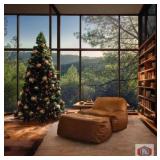 palermo house Dune Lounge Chair + Ottoman Vegan