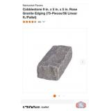 99 pcs; Nantucket Pavers Cobblestone 9 in. x 5