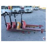 lot of 4 used pallet jacks