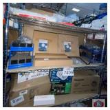 mix home improvement, wall clock, table lamp,