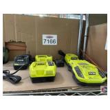 5 pcs; mix RYOBI chargers