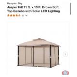 New 1 pcs; Hampton Bay Jasper Hill 11 ft. x 13