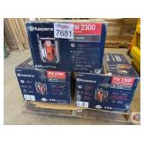 3 pcs; Husqvarna 2300 PSI Electric Powered