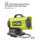 1 pcs; RYOBI ONE+ 18V Cordless Hybrid Forced Air