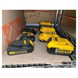 7 pcs; mix DeWalt rechargeable batteries