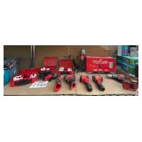 11 pcs; mix Milwaukee tools