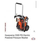 4 pcs; Husqvarna 2300 PSI Electric Powered