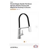 New 3 pcs; Delta Pivotal Single-Handle Pull-Down
