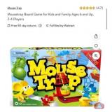 New 22 pcs; Mousetrap Board Game for Kids and