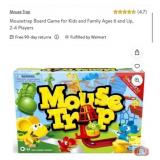 New 22 pcs; Mousetrap Board Game for Kids and