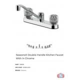 New 18 pcs; Seasonsï¿½ Double-Handle Kitchen Faucet