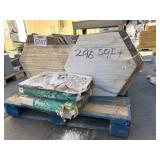 Mix premium porcelain flooring and tile mortar