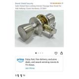 New 80 pcs; Satin Nickel Non-Locking Interior