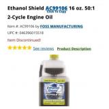New 36 pcs; Ethanol Shield AC99106 16 oz. 50:1