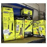 6 pcs; mix Ryobi tools (tools are as is) tools