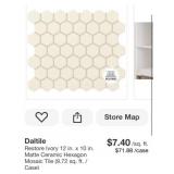 48 pcs; Daltile Restore Ivory 12 in. x 10 in.