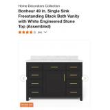 1 pcs; Home Decorators Collection Bonheur 49 in.