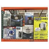 7 pcs; mix in sink erator, air mover, light