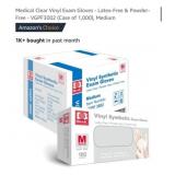 New 13 cases, 1,000 pcs per case; Medical Clear